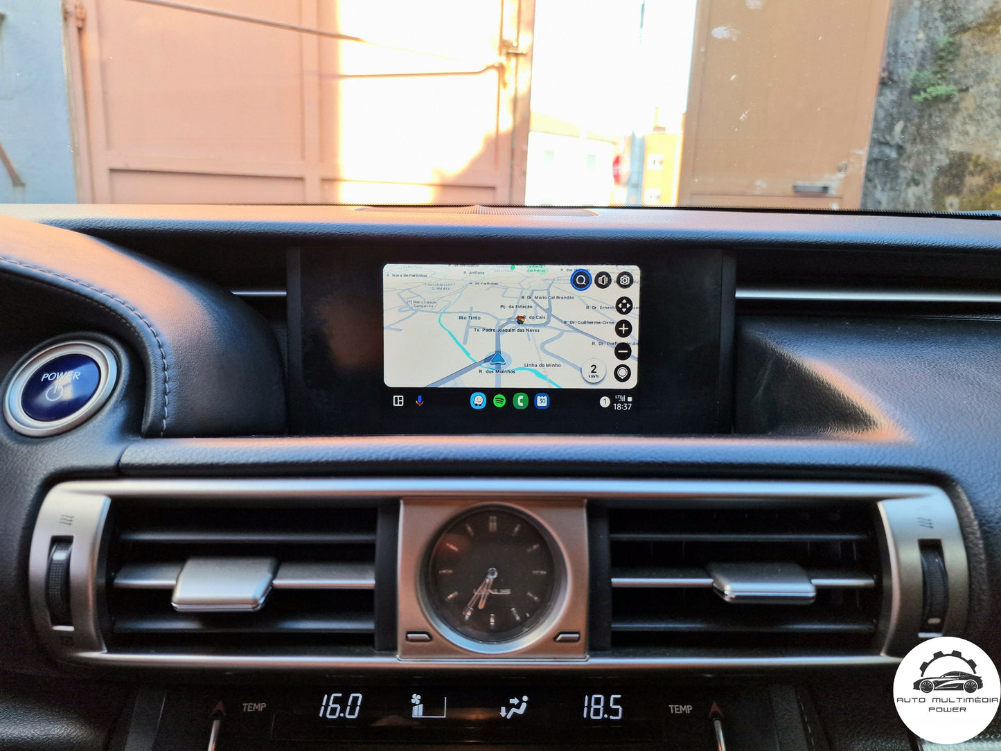 LEXUS - Sistema Premium Navigation c/ JOYSTICK ou PEQUENO TOUCHPAD - Instalação Função Apple CarPlay & Google Android Auto Wireless