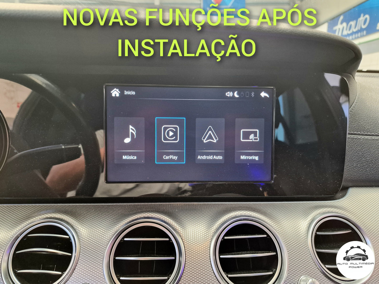 MERCEDES-BENZ - Sistema NTG 5.5 Comand - Instalação Função Apple CarPlay & Google Android Auto Wireless