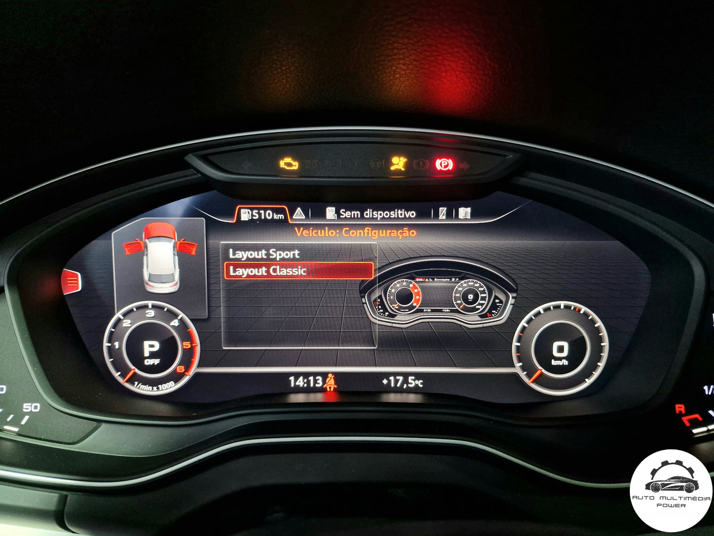 AUDI - Sistema MIB 2 - Ativação Layout Sport (Sport Display) S & RS Virtual Cockpit