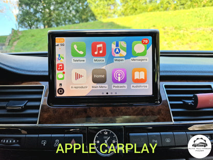 AUDI - Sistema MMI 3G [BNav] / 3G [HNav] / 3G Plus [HN+] - Instalação Função CarPlay & Android Auto Wireless