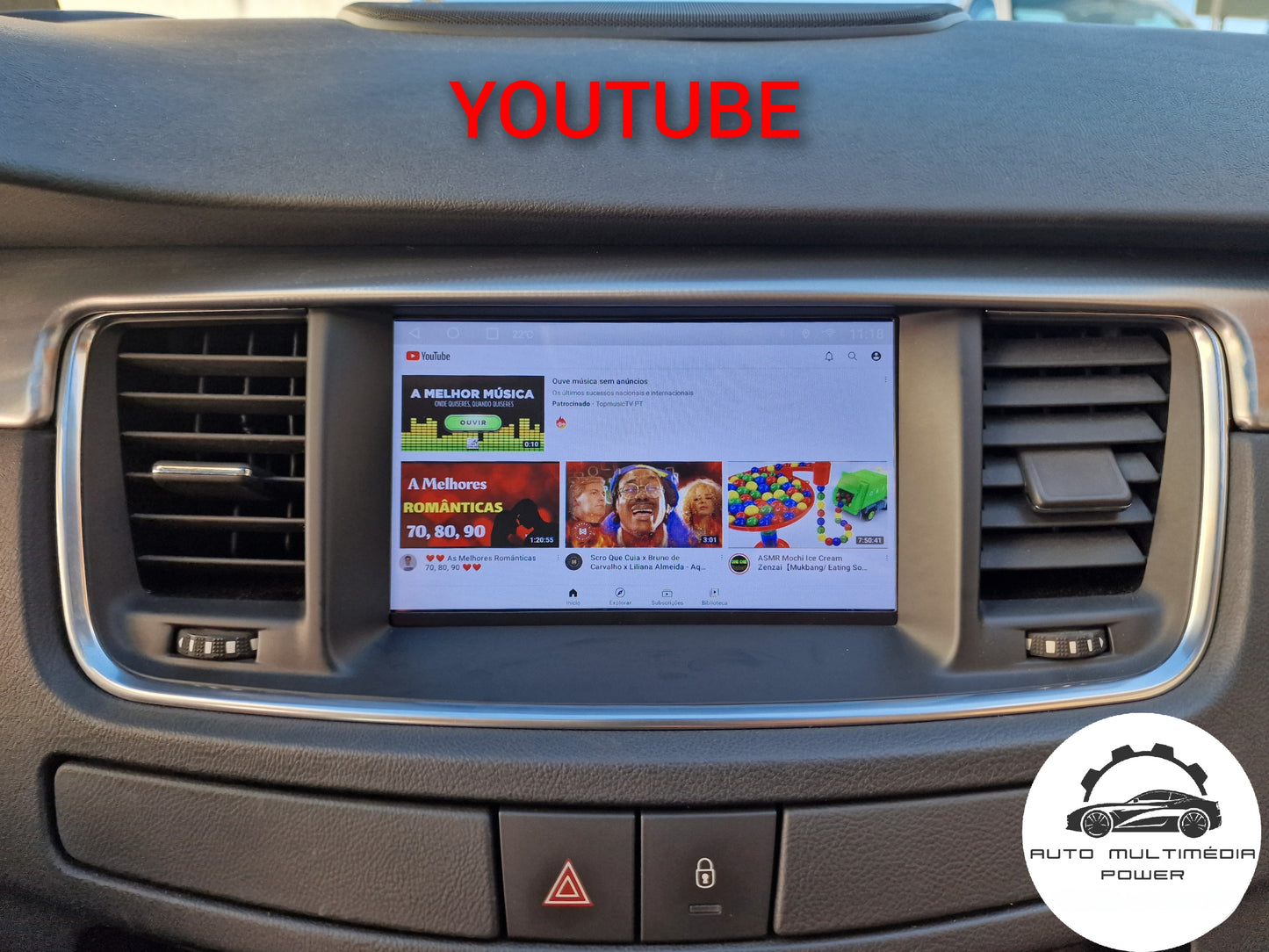 CITROEN / PEUGEOT - Sistema RT6 - Instalação Ecrã Touch CarPlay & Android Auto Wireless