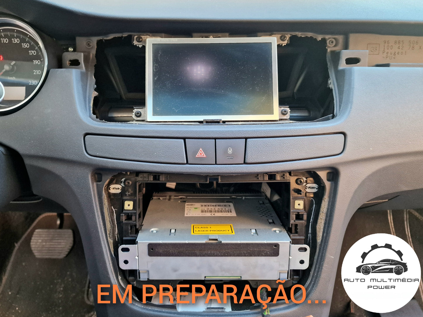 CITROEN / PEUGEOT - Sistema RT6 - Instalação Ecrã Touch CarPlay & Android Auto Wireless