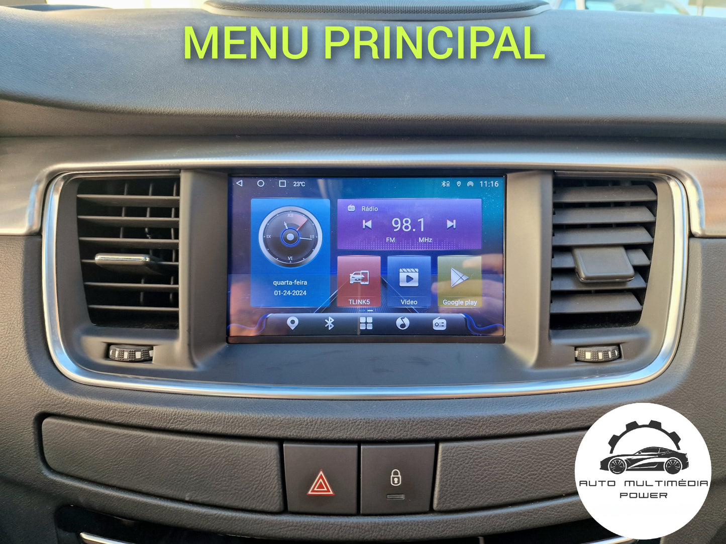 CITROEN / PEUGEOT - Sistema RT6 - Instalação Ecrã Touch CarPlay & Android Auto Wireless