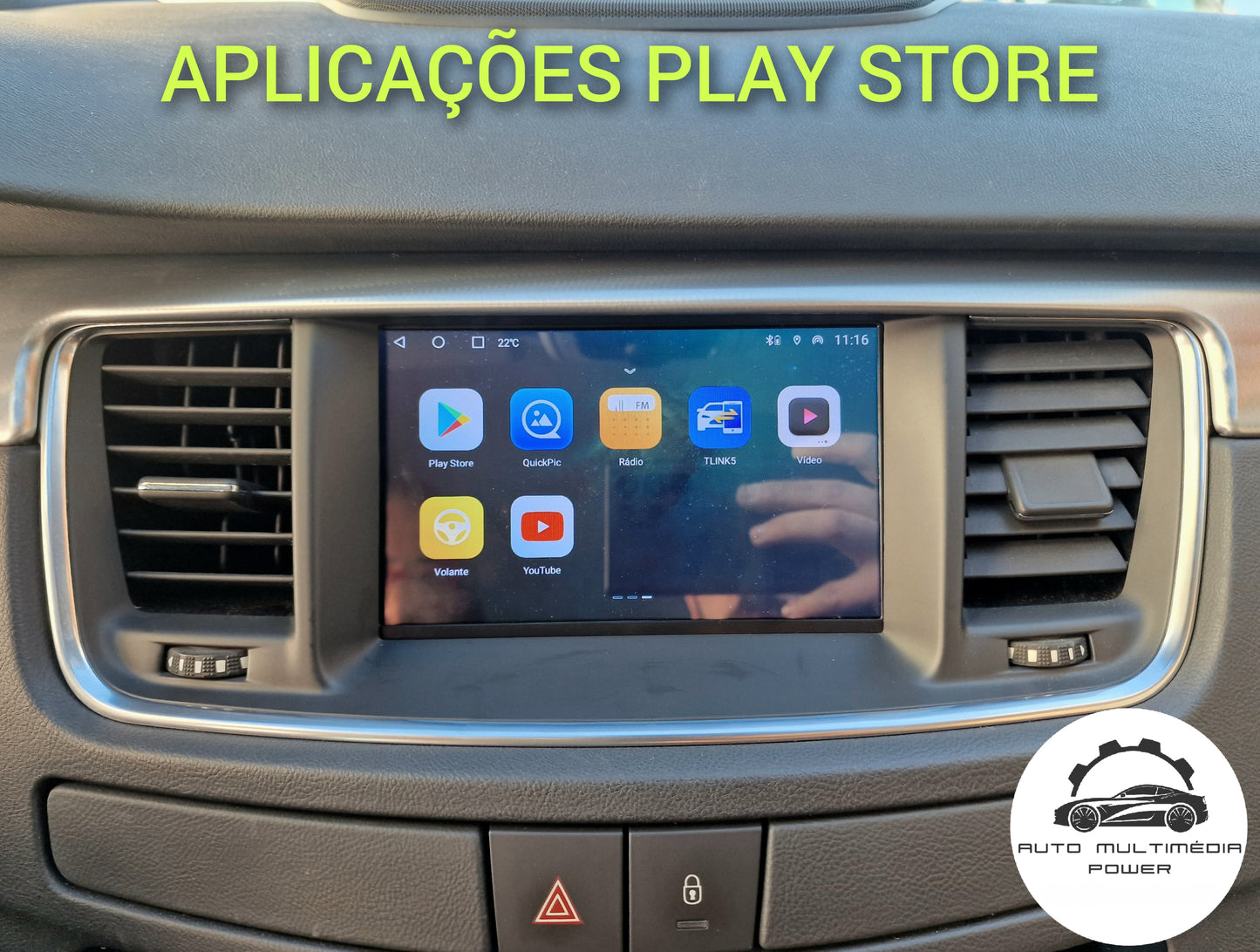 CITROEN / PEUGEOT - Sistema RT6 - Instalação Ecrã Touch CarPlay & Android Auto Wireless