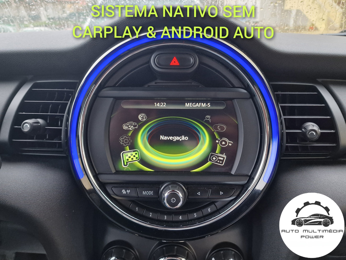 MINI - Sistema NBT - Instalação Função Apple CarPlay & Google Android Auto Wireless