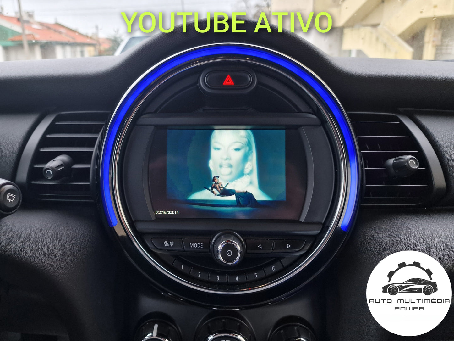 MINI - Sistema NBT - Instalação Função Apple CarPlay & Google Android Auto Wireless