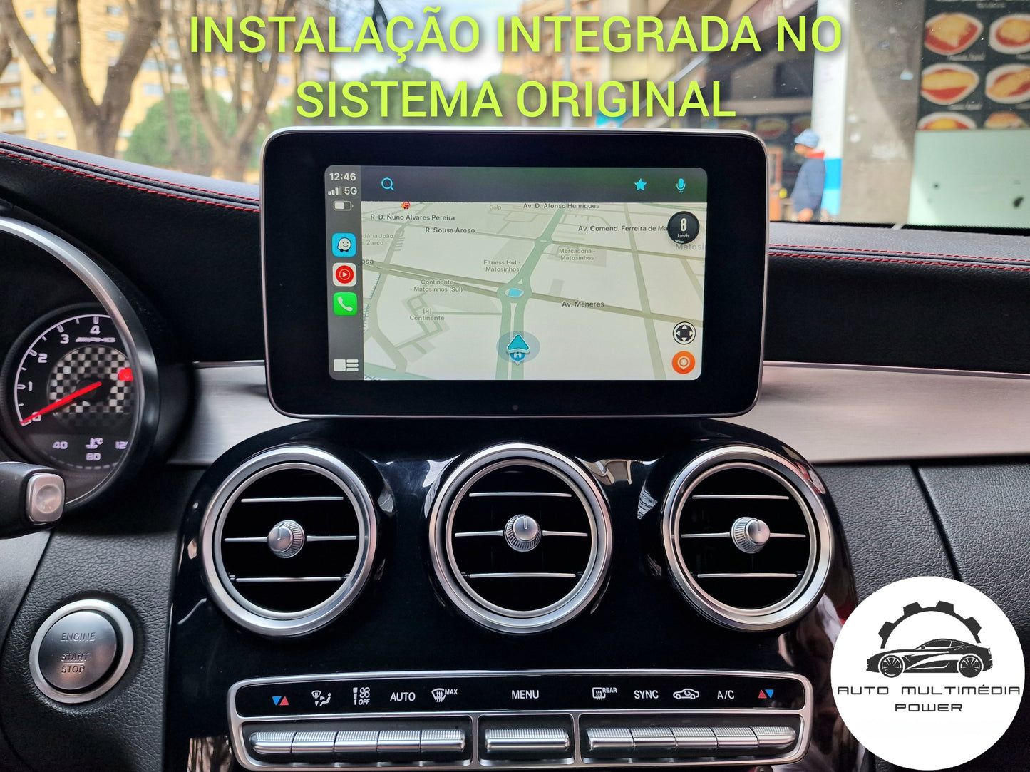 MERCEDES-BENZ - Sistema NTG 5.0 / 5.1 / 5.2 - Instalação Função Apple CarPlay & Google Android Auto Wireless