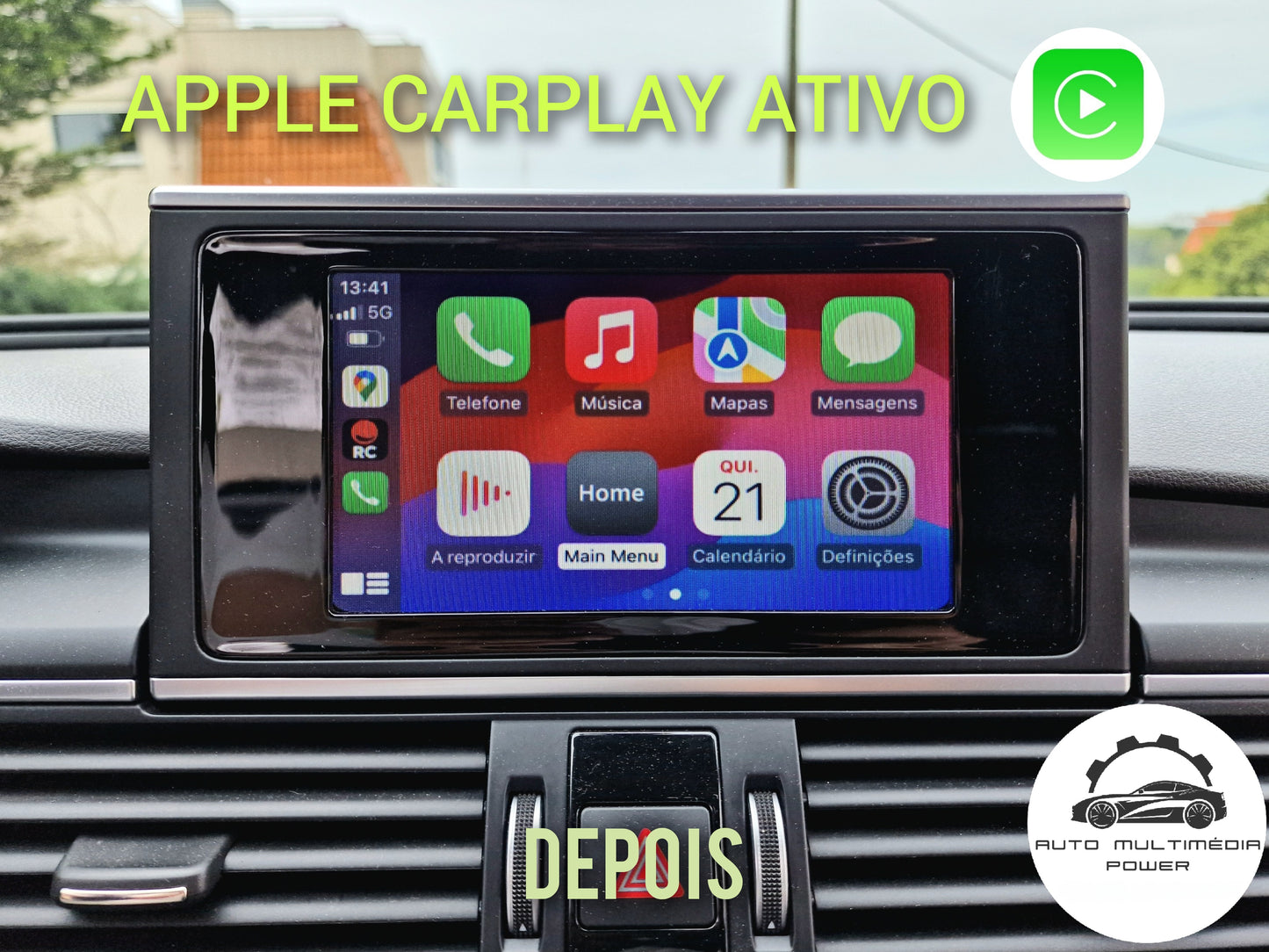 AUDI - Sistema MMI RMC - Instalação Função Apple CarPlay & Google Android Auto Wireless