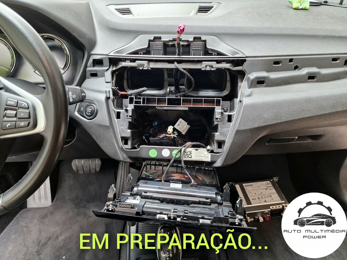 BMW - Sistema EVO ID5 & ID6 - Instalação Função Apple CarPlay & Google Android Auto Wireless