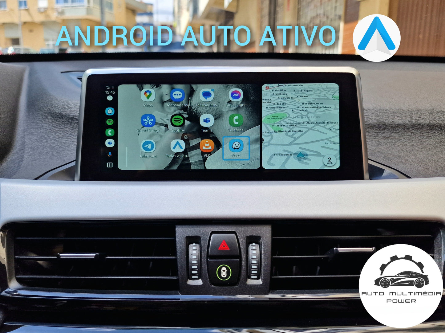 BMW - Sistema EVO ID5 & ID6 - Instalação Função Apple CarPlay & Google Android Auto Wireless