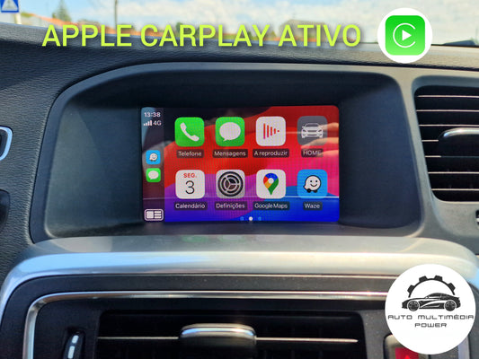 VOLVO - Sistema RTI Sensus Touch IAM - Instalação Função Apple CarPlay & Google Android Auto Wireless