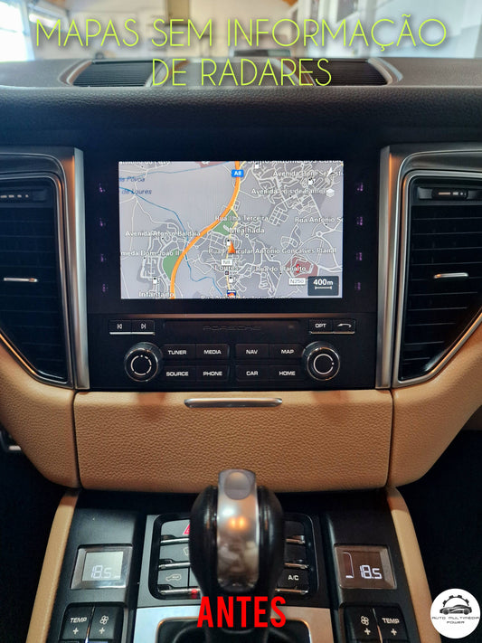 PORSCHE - Sistema MIB 2 MHI2 PCM 4 / 4.1 - Atualização Software + Mapas GPS Nav v2027