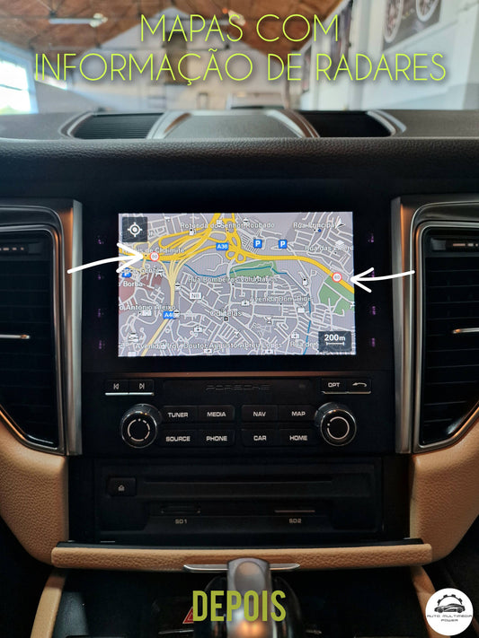 PORSCHE - Sistema MIB 2 MHI2 PCM 4 / 4.1 - Atualização Software + Mapas GPS Nav v2027