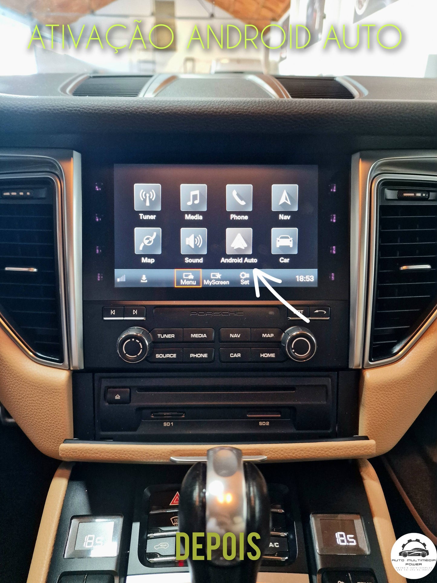 PORSCHE - Sistema MIB 2 MHI2 PCM 4 / 4.1 - Ativação Apple CarPlay & Google Android Auto