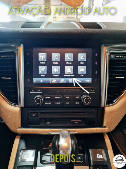 PORSCHE - Sistema MIB 2 MHI2 PCM 4 / 4.1 - Ativação Apple CarPlay & Google Android Auto