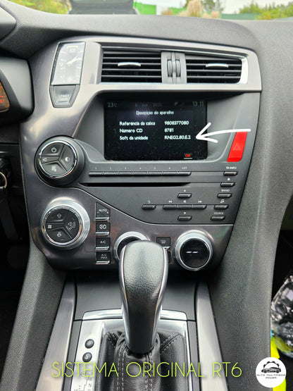 CITROEN / PEUGEOT - Sistema RT6 - Instalação Ecrã Touch CarPlay & Android Auto Wireless