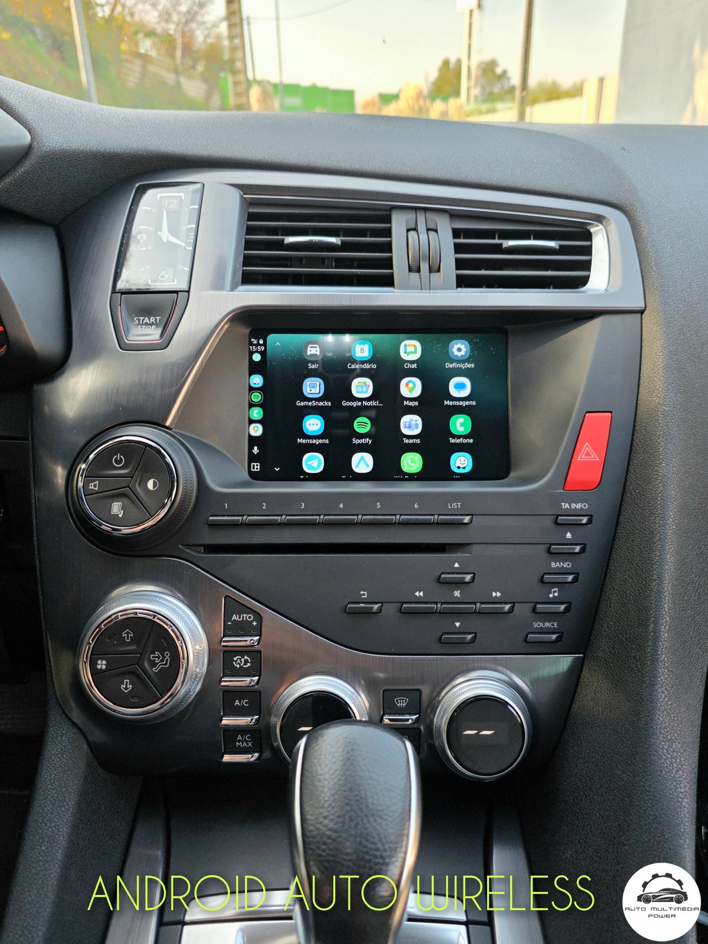 CITROEN / PEUGEOT - Sistema RT6 - Instalação Ecrã Touch CarPlay & Android Auto Wireless