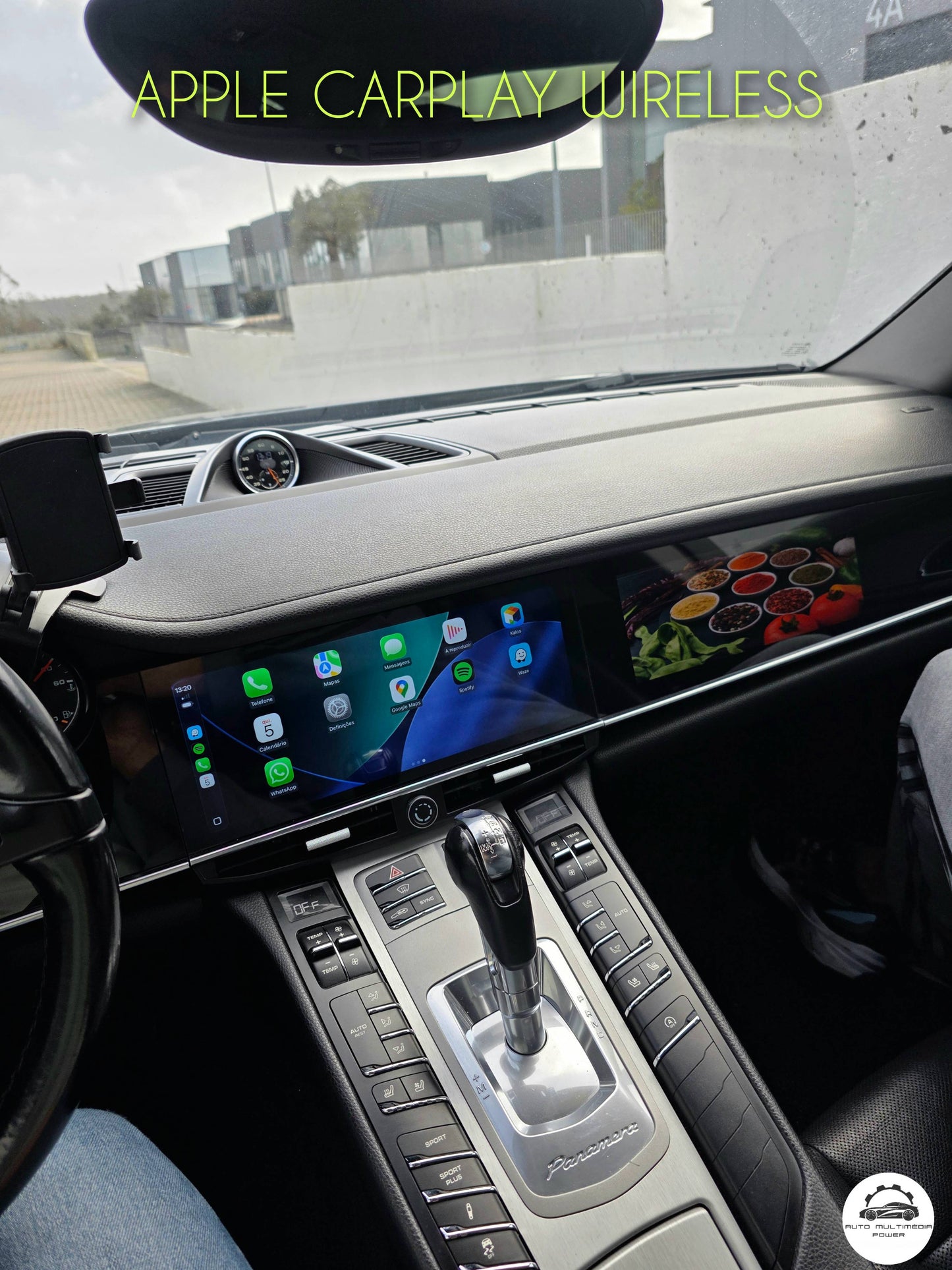 PORSCHE - PANAMERA 970 - PCM 3.1 - Ecrã Touch Screen Duplo Android - Apple CarPlay & Google Android Auto Wireless