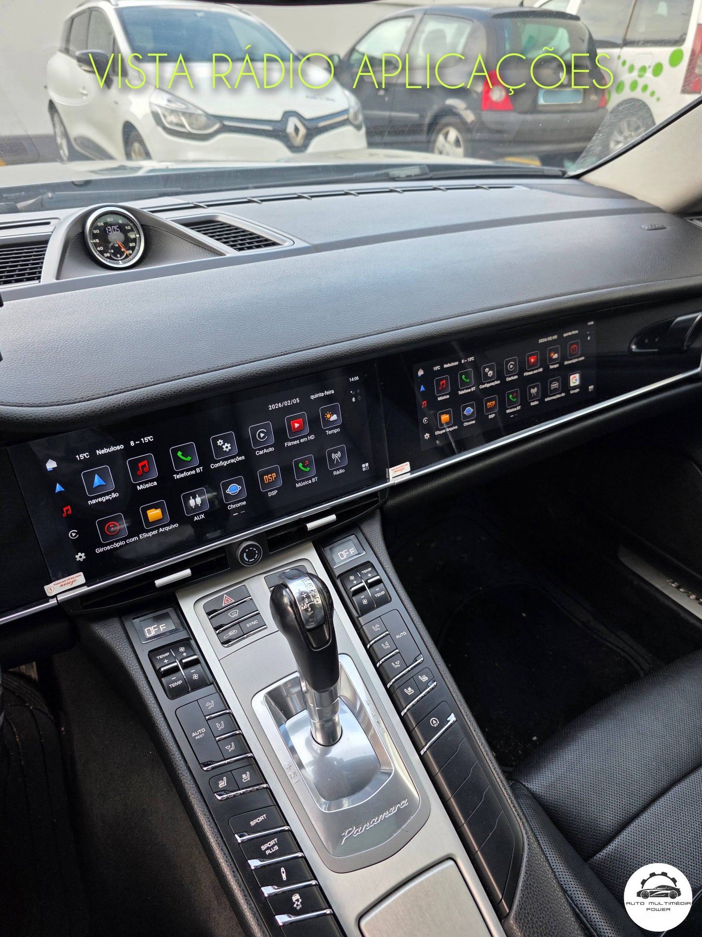 PORSCHE - PANAMERA 970 - PCM 3.1 - Ecrã Touch Screen Duplo Android - Apple CarPlay & Google Android Auto Wireless