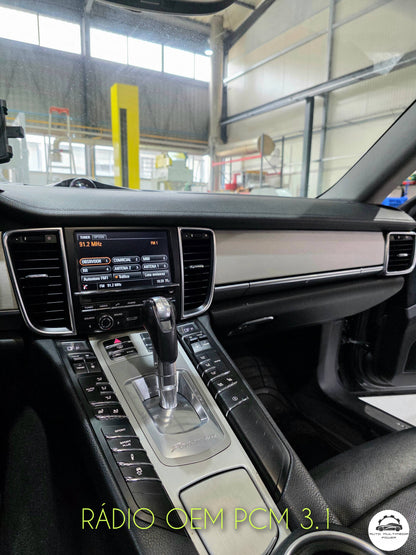 PORSCHE - PANAMERA 970 - PCM 3.1 - Ecrã Touch Screen Duplo Android - Apple CarPlay & Google Android Auto Wireless