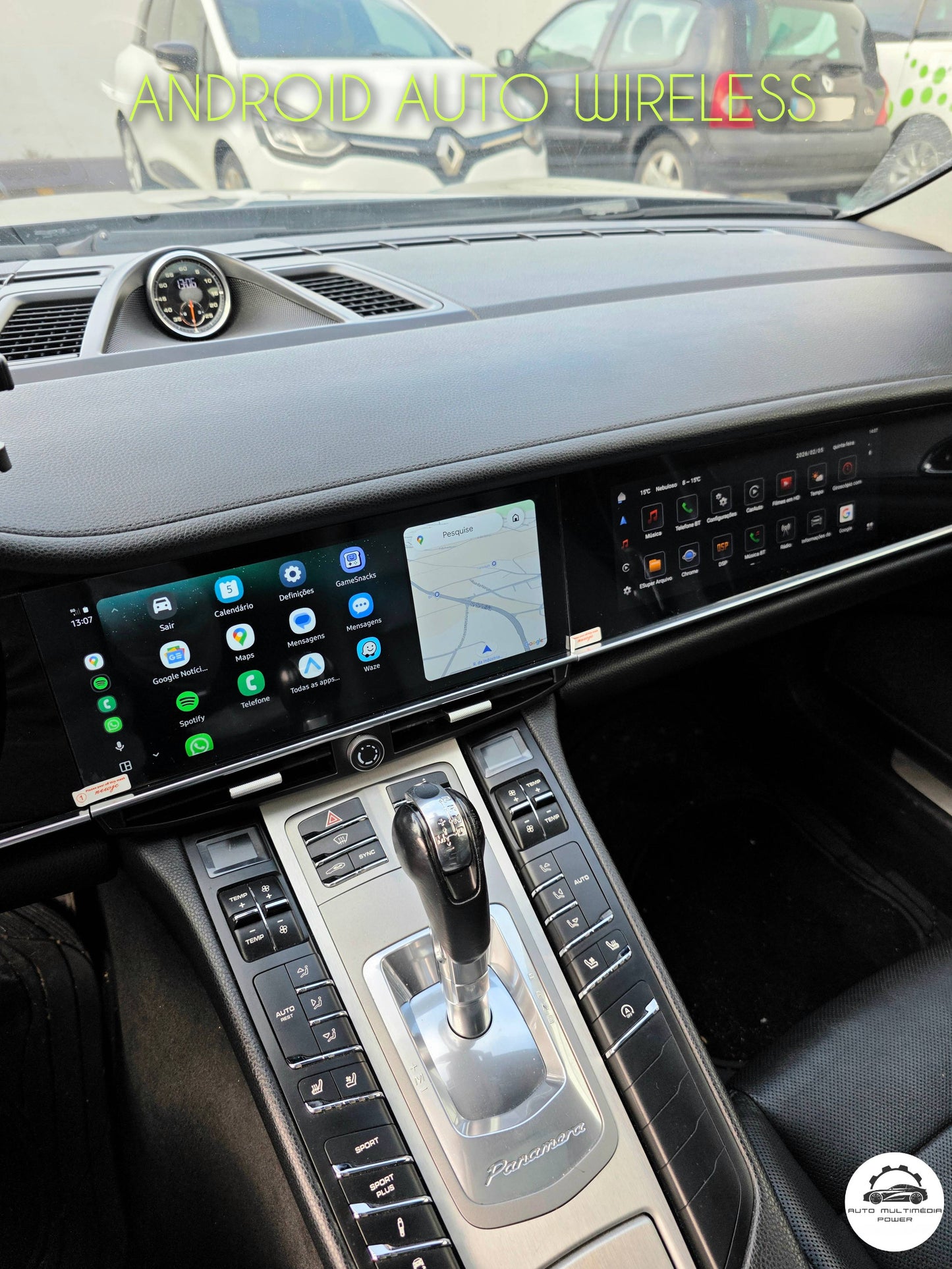 PORSCHE - PANAMERA 970 - PCM 3.1 - Ecrã Touch Screen Duplo Android - Apple CarPlay & Google Android Auto Wireless