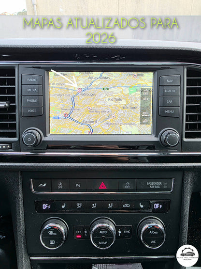 SEAT - Retrofit Sistema MIB 1 [MSTD] em Sistema MIB 2 [MST2] - Full-Link CarPlay & Android Auto