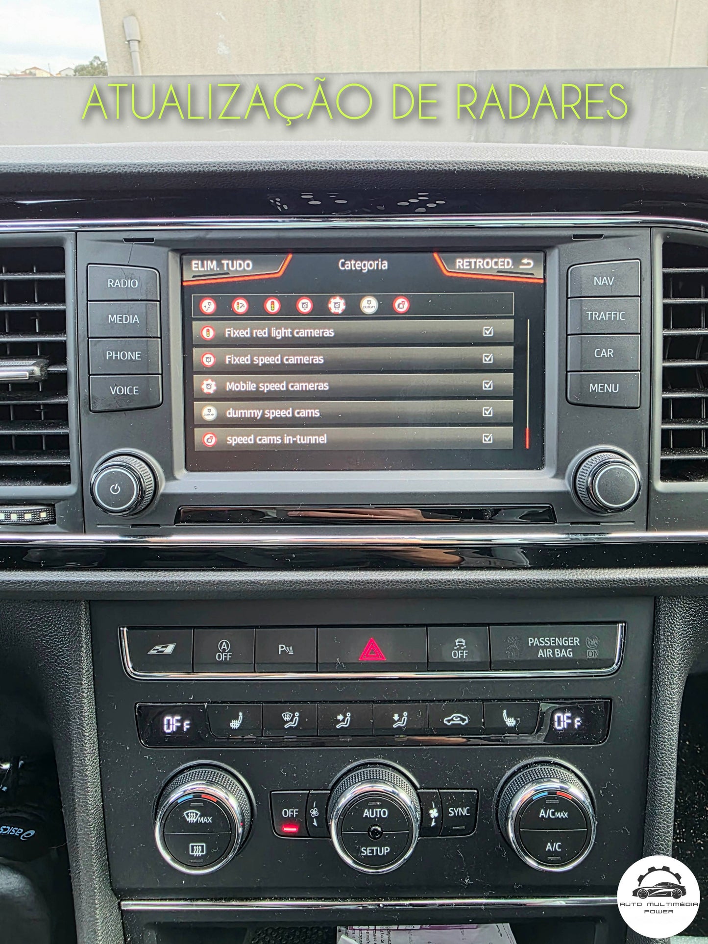 SEAT - Retrofit Sistema MIB 1 [MSTD] em Sistema MIB 2 [MST2] - Full-Link CarPlay & Android Auto