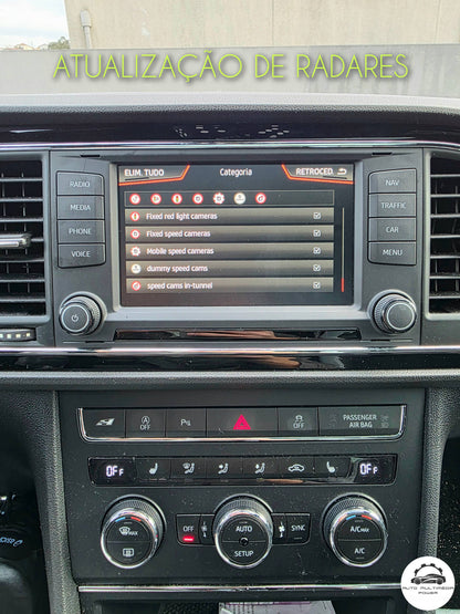 SEAT - Retrofit Sistema MIB 1 [MSTD] em Sistema MIB 2 [MST2] - Full-Link CarPlay & Android Auto