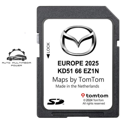 MAZDA - Sistema NB1 TomTom Navigation - Cartão SD Atualização Mapas GPS 2025