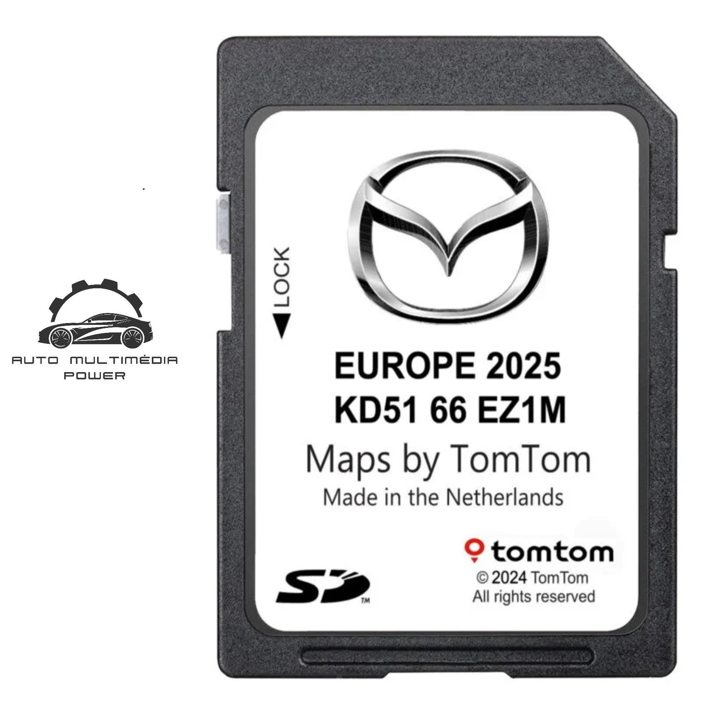 MAZDA - Sistema NB1 TomTom Navigation - Cartão SD Atualização Mapas GPS 2025