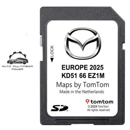 MAZDA - Sistema NB1 TomTom Navigation - Cartão SD Atualização Mapas GPS 2025