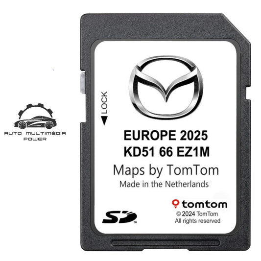 MAZDA - Sistema NB1 TomTom Navigation - Cartão SD Atualização Mapas GPS 2025