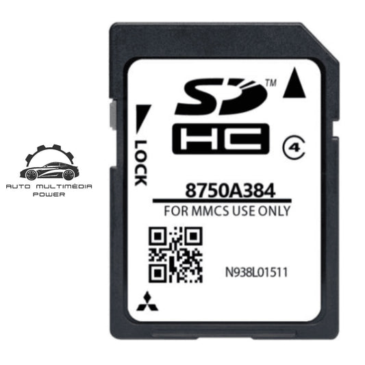 MITSUBISHI - Sistema Multi Communication System (MMCS) W-11 & W-12 - Cartão SD Atualização Mapas GPS Nav v2025