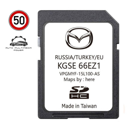 MAZDA - Sistema Skyactive Connect - Cartão SD Atualização Mapas GPS Nav v2025