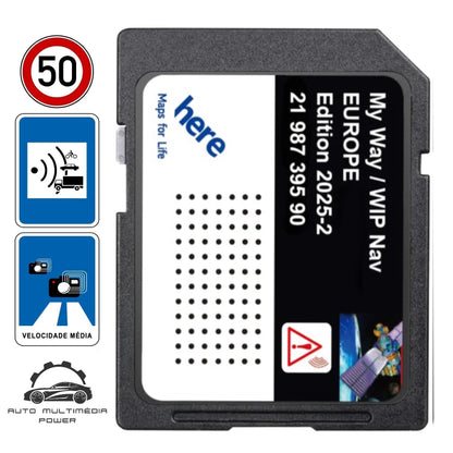 CITROEN MyWay & PEUGEOT WipNav - Sistema RNEG - Cartão SD Atualização Mapas GPS Nav v2025-2