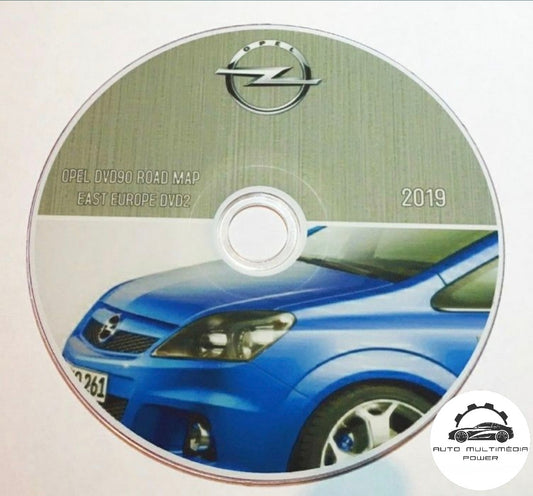 OPEL - Sistema Navi DVD90 - DVD Atualização Mapas GPS Nav v2019