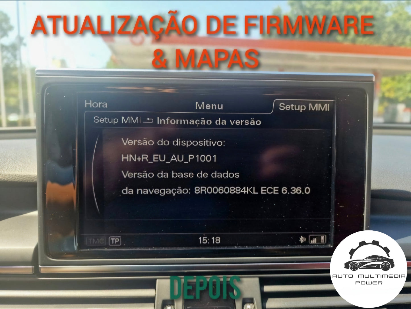 AUDI - Sistema MMI 3G+ PLUS HN+R - Atualização Software + Mapas GPS Nav v6.36.0 2024