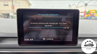 AUDI - Sistema MMI MIB-HS (MIB 2 Low) - Cartão SD Mapas GPS Nav versão Ano da Matrícula