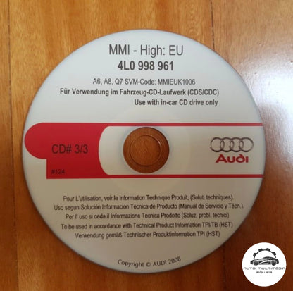 AUDI - Sistema MMI 2G HIGH - Atualização Software / Firmware v5570