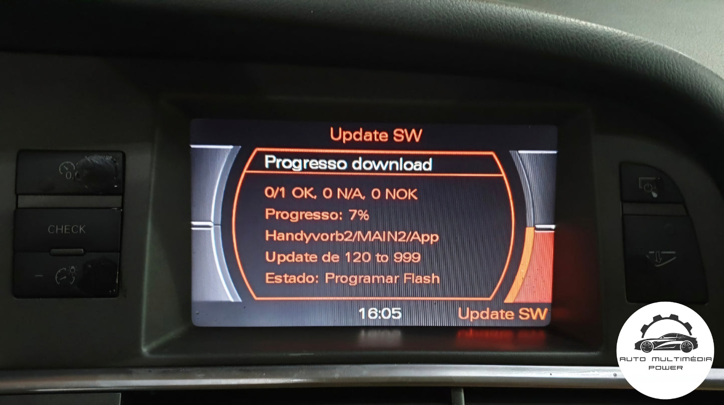 AUDI - Sistema MMI 2G HIGH - Atualização Software / Firmware v5570