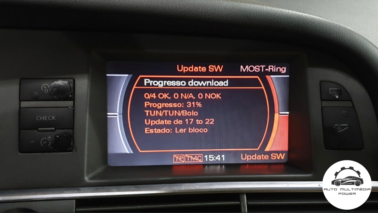 AUDI - Sistema MMI 2G HIGH - Atualização Software / Firmware v5570