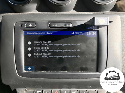 RENAULT / DACIA / OPEL / LADA / NISSAN - Sistema MediaNav Linux Gen 3 - Atualização Mapas GPS v2024