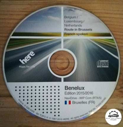 CITROEN / PEUGEOT - Sistema NaviDrive RT4 / RT5 - CD Atualização Software + Mapas GPS Nav v2017