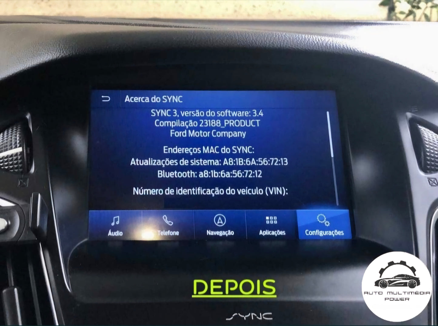 FORD - Sistema SYNC 3 - PEN USB Software + Mapas GPS NAV - vF12 2023