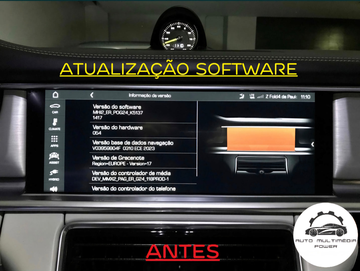 PORSCHE - Sistema MIB 2 MHI2 PCM 4 / 4.1 - Atualização Software + Mapas GPS Nav v2025