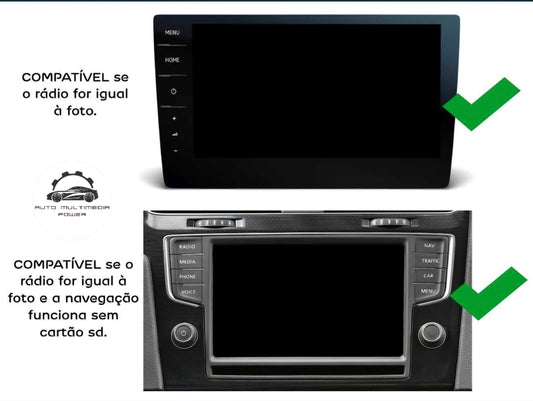 VOLKSWAGEN VW - Sistema Discovery Media PRO MIB1 / MIB2 - Cartão SD DV Atualização Mapas GPS Nav v25 2026