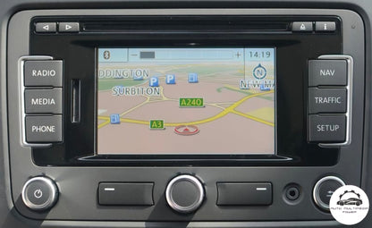 VOLKSWAGEN VW / SEAT / SKODA - Sistema RNS 315 - Cartão SD AZ Atualização Mapas GPS Nav v12 2021