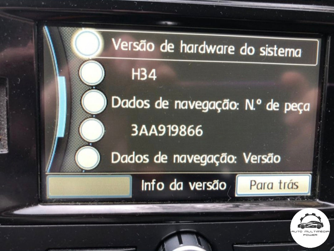 VOLKSWAGEN VW / SEAT / SKODA - Sistema RNS 315 - Cartão SD AZ Atualização Mapas GPS Nav v12 2021