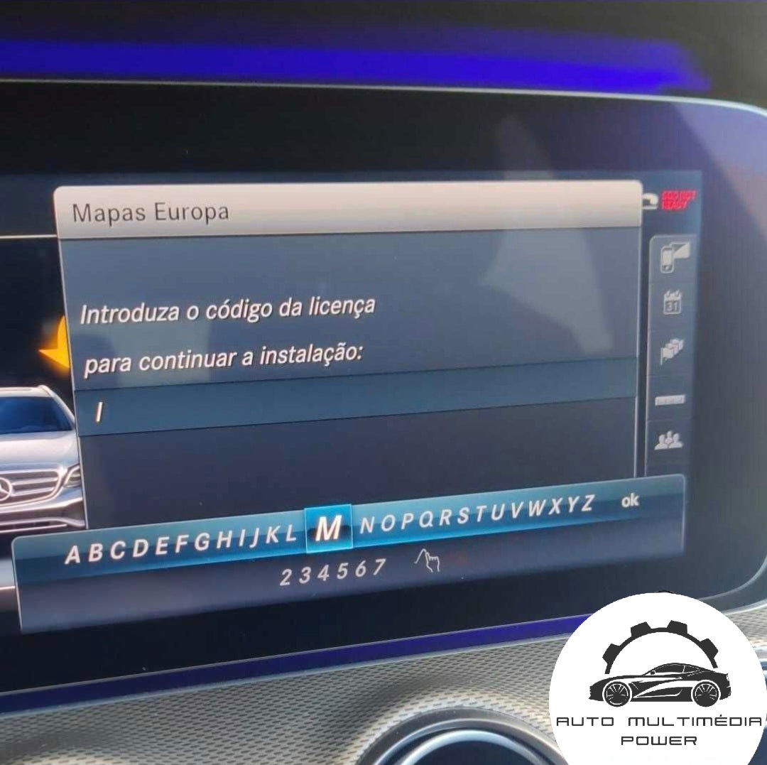 MERCEDES-BENZ - Sistema NTG 5.5 COMAND - Atualização GPS Nav - Mapas + PIN v2023