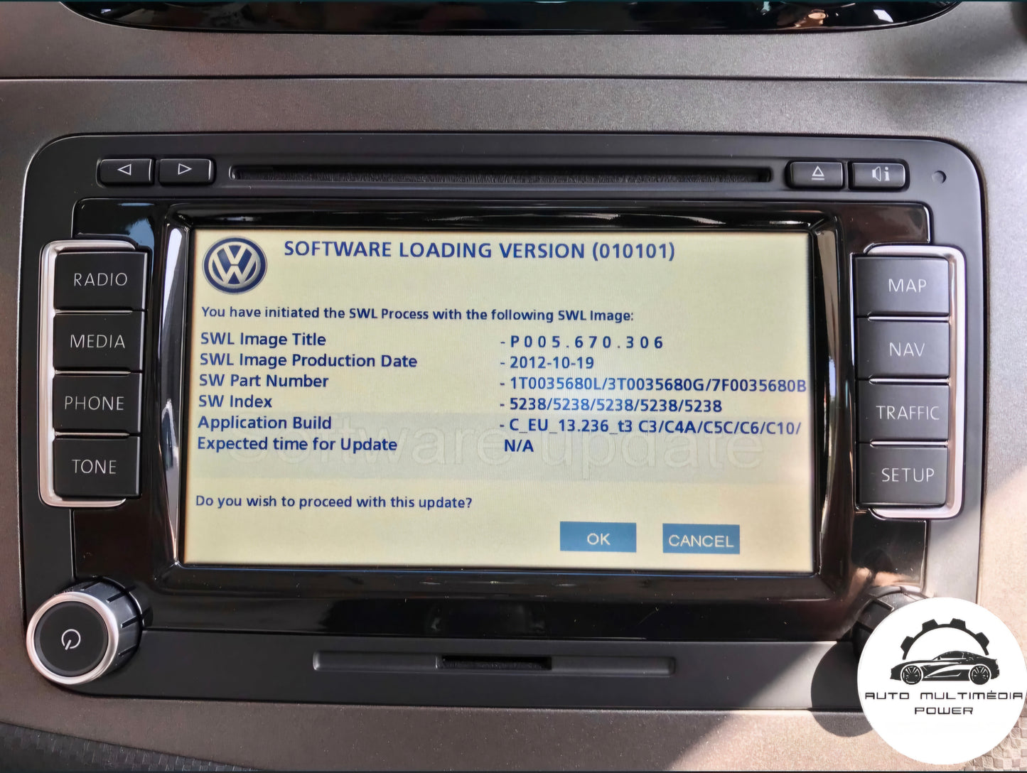 VOLKSWAGEN VW / SEAT / SKODA - Sistema RNS 510 810 - Atualização Mapas GPS Nav v17 2021